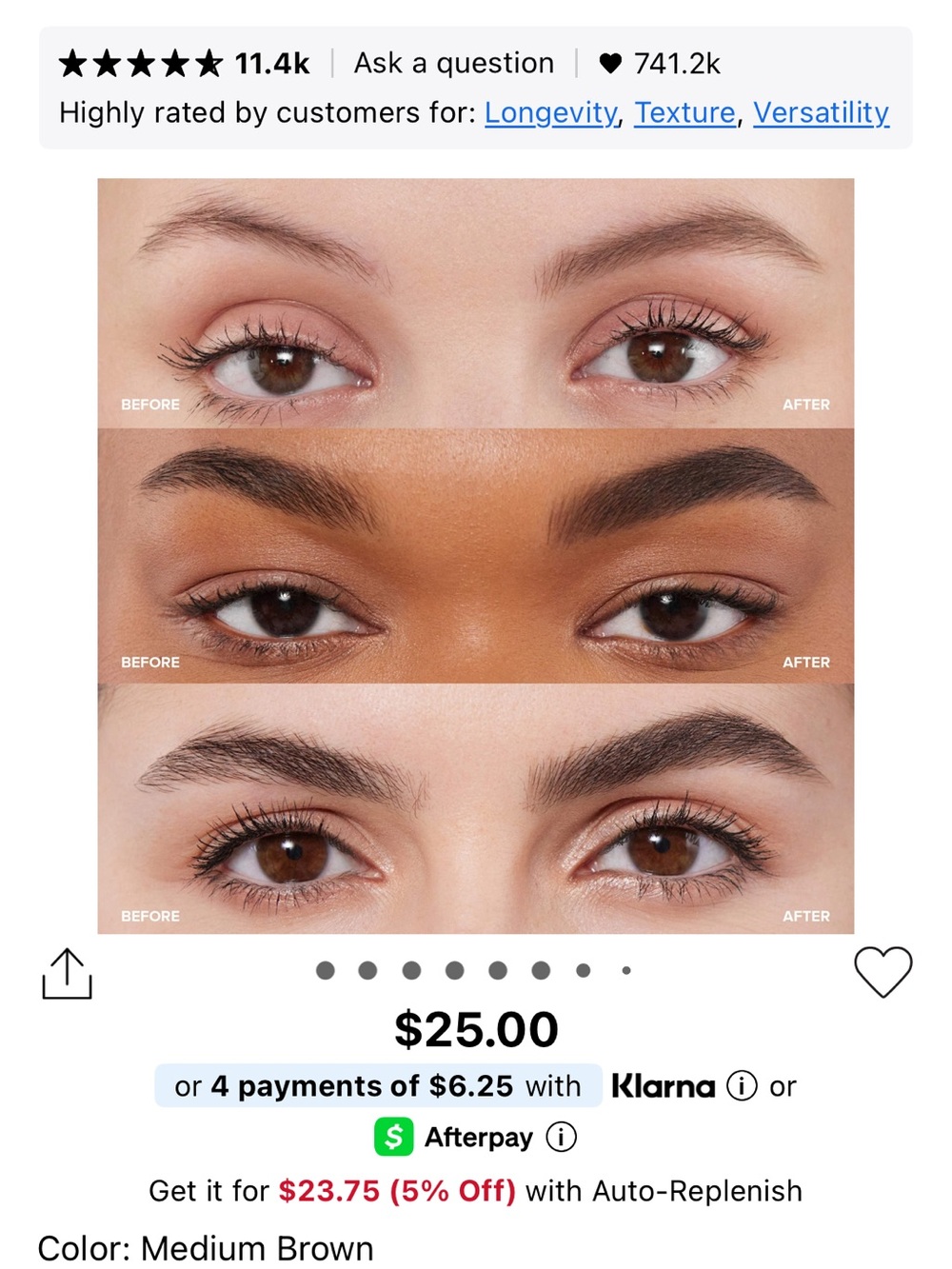 Anastasia Beverly Hills dipbrow pomade in medium - Picture 3 of 7